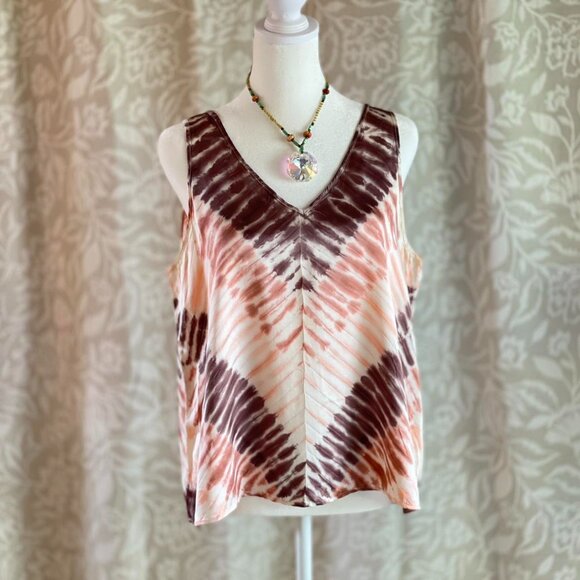 Silk Tie-Dye Blouse - Picture 1 of 8